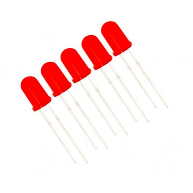 5mm Red LED - 5pcs pack