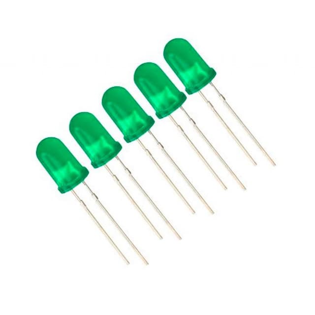 5mm Green LED - 5pcs pack