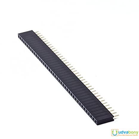 Female Pin Header Single Row 2.54mm - 40pin